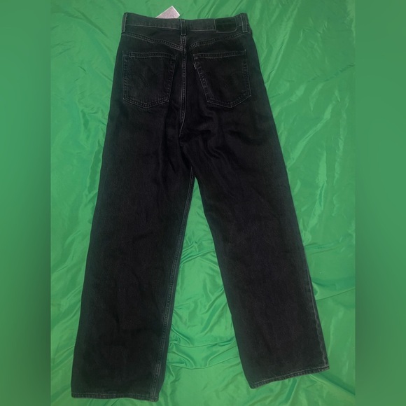 Levi’s High Rise Loose Fit Wide Leg Black Jeans size 28 - Picture 5 of 13